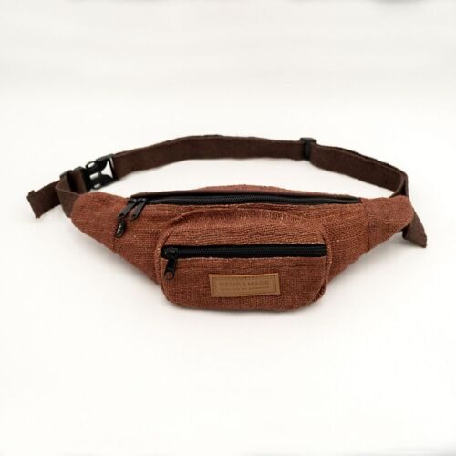 Сумка на пояс Невари, коричневого цвета
